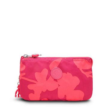 Kipling Creativity Large Printed Pouches Rosa | NO 1489JP